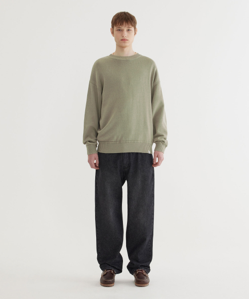 COVERNAT(カバーナット)の「グラフィティクルーネックニットライトカーキ(ニット/セーター・レディース・その他・SMALL/MEDIUM/LARGE/X-LARGE)」の4枚目の写真