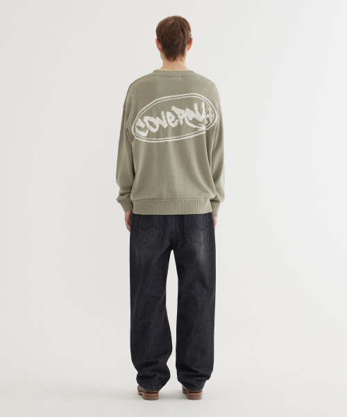 COVERNAT(カバーナット)の「グラフィティクルーネックニットライトカーキ(ニット/セーター・レディース・その他・SMALL/MEDIUM/LARGE/X-LARGE)」の6枚目の写真