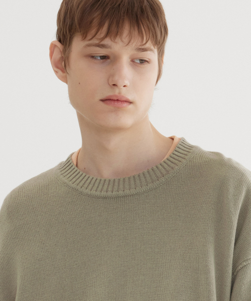 COVERNAT(カバーナット)の「グラフィティクルーネックニットライトカーキ(ニット/セーター・レディース・その他・SMALL/MEDIUM/LARGE/X-LARGE)」の7枚目の写真