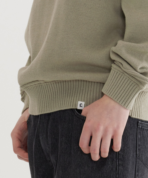 COVERNAT(カバーナット)の「グラフィティクルーネックニットライトカーキ(ニット/セーター・レディース・その他・SMALL/MEDIUM/LARGE/X-LARGE)」の8枚目の写真