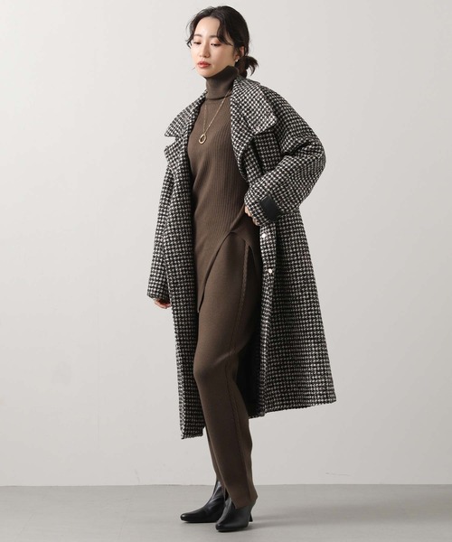 セール】タートルアシメスリットチュニック（ニット/セーター