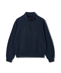 カーブド起毛ハーフジップスウェット 3 COLOR COOSTS261