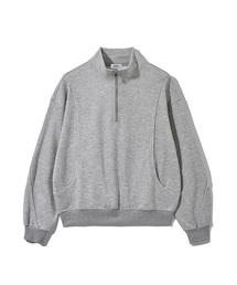 カーブド起毛ハーフジップスウェット 3 COLOR COOSTS261