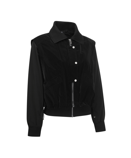 ANEW GOLF（アニューゴルフ）の「WOMEN SP 2-IN-1 MA-1 JACKET_BK（ナイロンジャケット・レディース・その他・X-SMALL/SMALL/MEDIUM）」の4枚目の写真