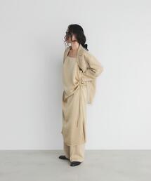 KBF | ドロストサテンキャミワンピース(ワンピース)