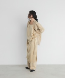 KBF | ドロストサテンキャミワンピース(ワンピース)