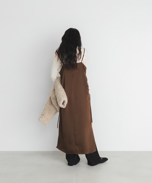 ドロストサテンキャミワンピース（ワンピース）｜KBF（ケイビーエフ