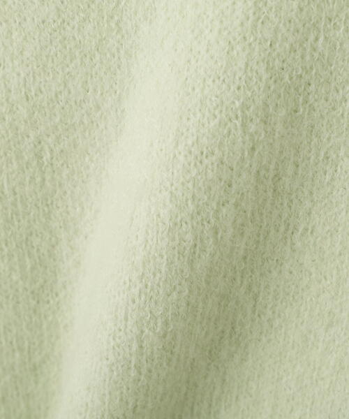 FREE'S MART（フリーズマート）の「◆金ボタン前あきポロニット（ニット/セーター・レディース・グレー/ネイビー/ホワイト/ブラウン/ライトグリーン・FREE）」の22枚目の写真