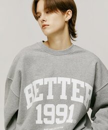 MATCHGLOBE（マッチグローブ）の「ベター プリンティング スウェットシャツ (メランジグレー)（スウェット）」