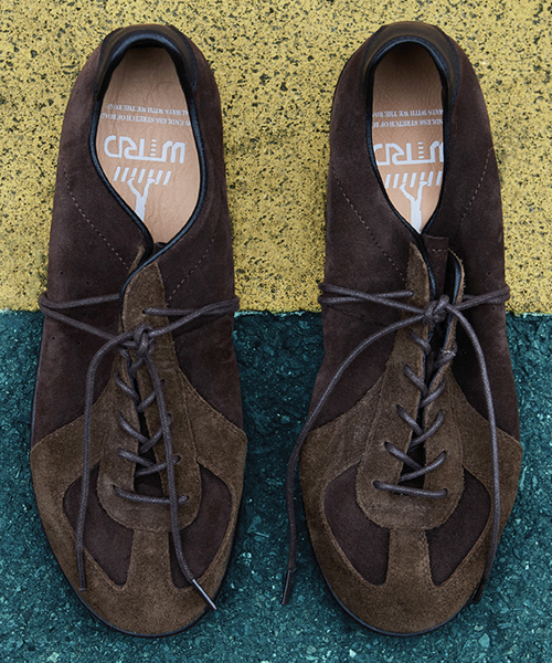 WETHEROAD(ウィーザロード)の「WTRD3126 Arthur Suede Washing German Army Sneakers Brown(スニーカー・メンズ・ブラウン・24cm/25cm/26cm/27cm/28cm/29cm)」の1枚目の写真