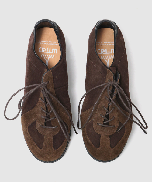 WETHEROAD(ウィーザロード)の「WTRD3126 Arthur Suede Washing German Army Sneakers Brown(スニーカー・メンズ・ブラウン・24cm/25cm/26cm/27cm/28cm/29cm)」の2枚目の写真