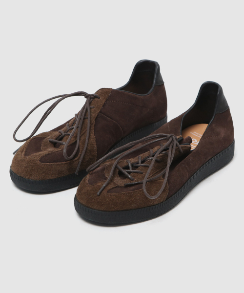WETHEROAD(ウィーザロード)の「WTRD3126 Arthur Suede Washing German Army Sneakers Brown(スニーカー・メンズ・ブラウン・24cm/25cm/26cm/27cm/28cm/29cm)」の3枚目の写真