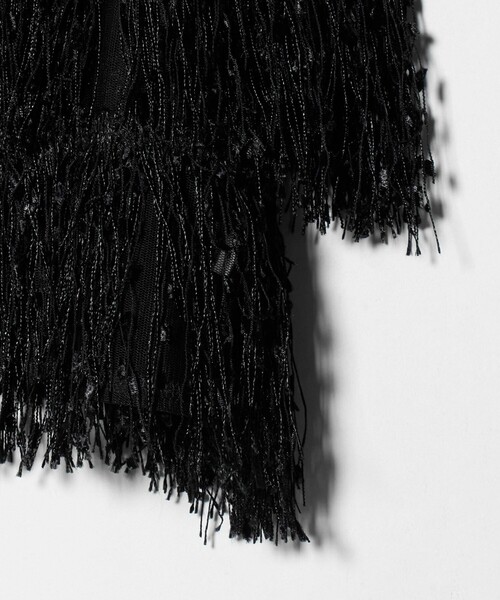 AEWEN MATOPH（イウエン マトフ）の「＜AEWEN MATOPH＞フリンジショートキャミソール（キャミソール・レディース・ブラック・FREE）」の8枚目の写真