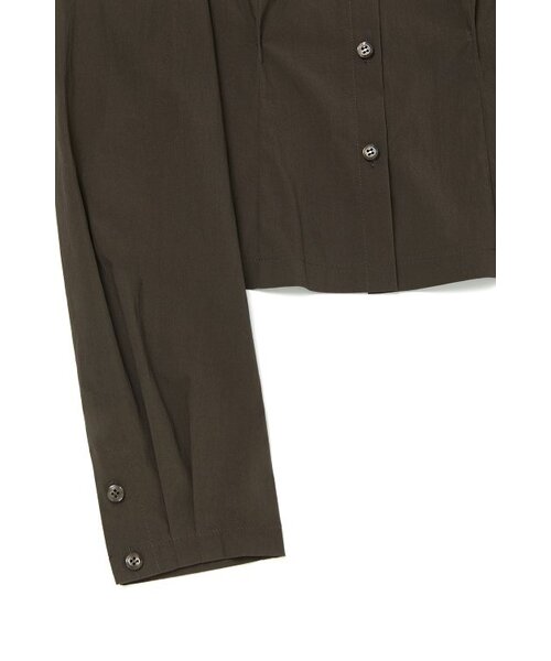 CURRENT（カレント）の「PINTUCK DETAIL FITTED SHIRT [BROWN]（シャツ/ブラウス・レディース・その他・FREE）」の5枚目の写真