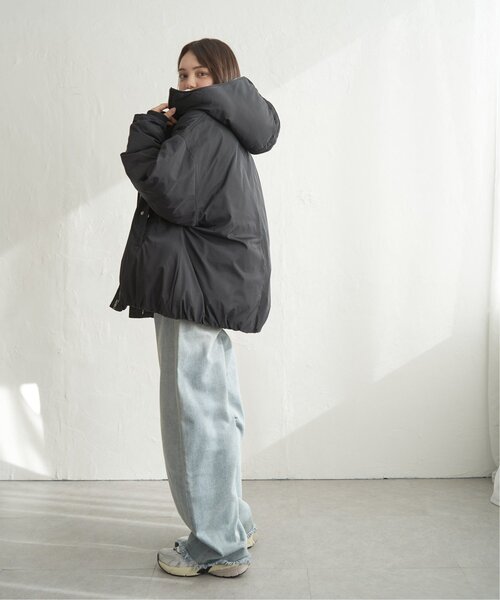 notch.(ノッチ)の「フードボアバルーンブルゾン(ブルゾン・レディース・ブラック/カーキ・M)」の5枚目の写真