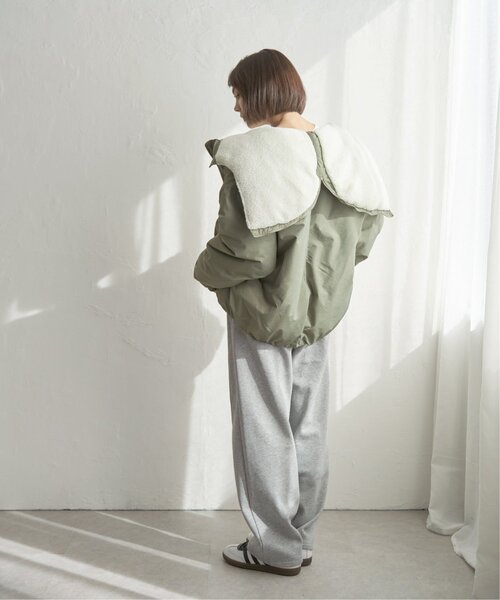 notch.(ノッチ)の「フードボアバルーンブルゾン(ブルゾン・レディース・ブラック/カーキ・M)」の18枚目の写真