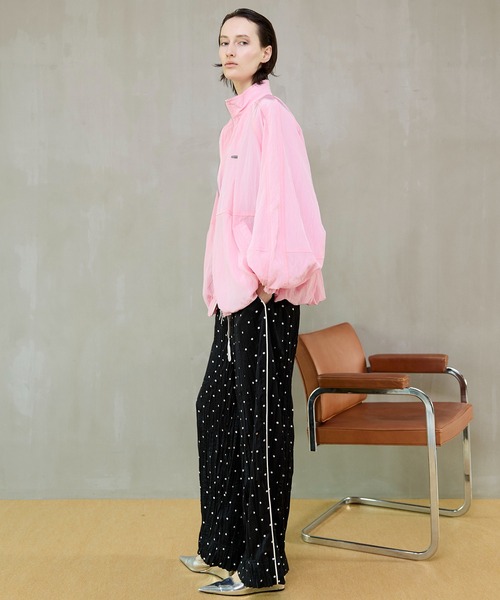 MAISON SPECIAL（メゾンスペシャル）の「Belted Pajama Pants/ベルテッドパジャマパンツ（その他パンツ・レディース・グリーン/ブルー/ブラック・38/36）」の11枚目の写真