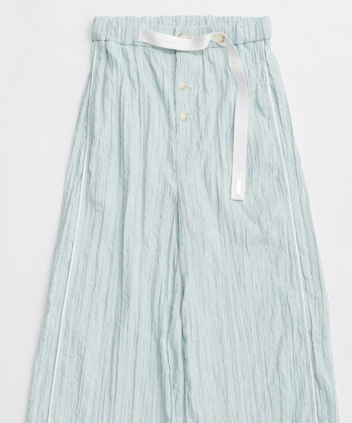 MAISON SPECIAL（メゾンスペシャル）の「Belted Pajama Pants/ベルテッドパジャマパンツ（その他パンツ・レディース・グリーン/ブルー/ブラック・38/36）」の16枚目の写真