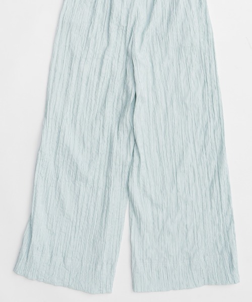 MAISON SPECIAL（メゾンスペシャル）の「Belted Pajama Pants/ベルテッドパジャマパンツ（その他パンツ・レディース・グリーン/ブルー/ブラック・38/36）」の21枚目の写真