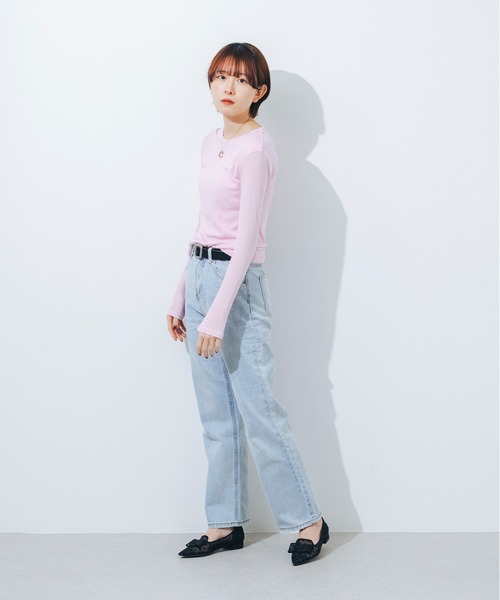 EVOL(イーボル)の「【柔らかい・クッション入り】チュールリボンモチーフパンプス JA5958(パンプス・レディース・ブラック/グレー系その他・24.5cm/25.0cm/22.0cm/22.5cm/23.0cm/23.5cm/24.0cm)」の5枚目の写真