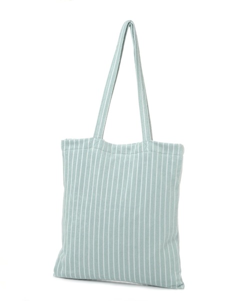 GLOBAL WORK（グローバルワーク）の「タオルストライプトート/600114（トートバッグ・レディース・グリーン系その他/グレー系その他/ホワイト×ブラック/ブラック×ベージュ/ブラック×ホワイト・FREE）」の7枚目の写真