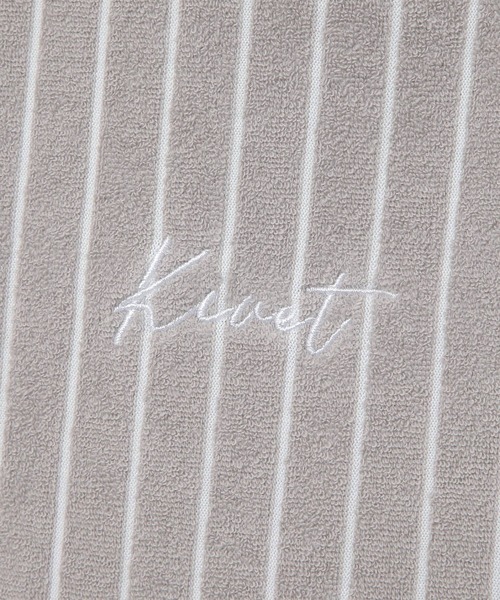 GLOBAL WORK（グローバルワーク）の「タオルストライプトート/600114（トートバッグ・レディース・グリーン系その他/グレー系その他/ホワイト×ブラック/ブラック×ベージュ/ブラック×ホワイト・FREE）」の15枚目の写真