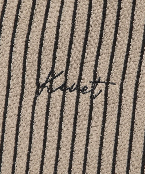 GLOBAL WORK（グローバルワーク）の「タオルストライプトート/600114（トートバッグ・レディース・グリーン系その他/グレー系その他/ホワイト×ブラック/ブラック×ベージュ/ブラック×ホワイト・FREE）」の16枚目の写真