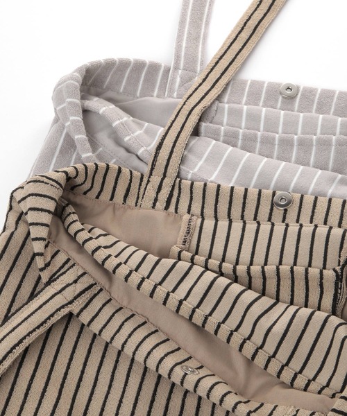 GLOBAL WORK（グローバルワーク）の「タオルストライプトート/600114（トートバッグ・レディース・グリーン系その他/グレー系その他/ホワイト×ブラック/ブラック×ベージュ/ブラック×ホワイト・FREE）」の18枚目の写真