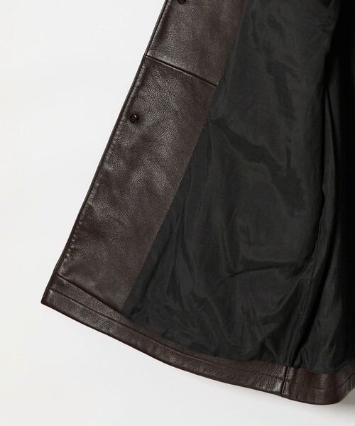 セール】＜Steven Alan＞ シボ シープレザー カーコート（カバーオール