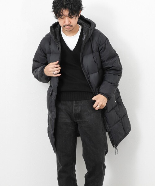 セール】【TAION/タイオン】MOUNTAIN PACKABLE VOLUME DOWN HOOD COAT