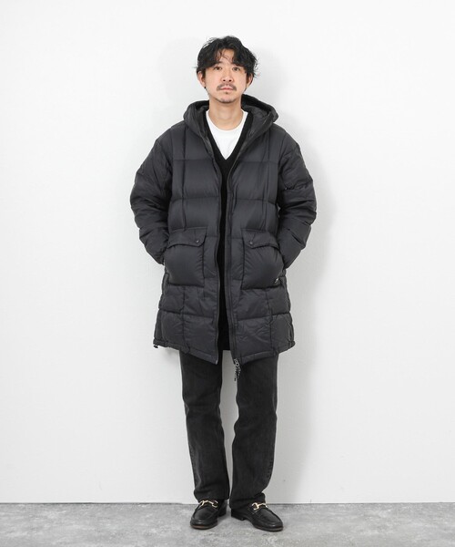 セール】【TAION/タイオン】MOUNTAIN PACKABLE VOLUME DOWN HOOD COAT