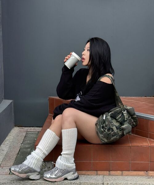 EXPIRED GIRL(エクスパイアードガール)の「Tutu Bag Camo(ボストンバッグ・レディース・その他・FREE)」の6枚目の写真