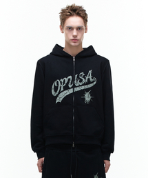 OPUS 0012（オーパス0012）の「Op. 07 BREED-BLACK HOOD-ZIP BLACK（パーカー）」