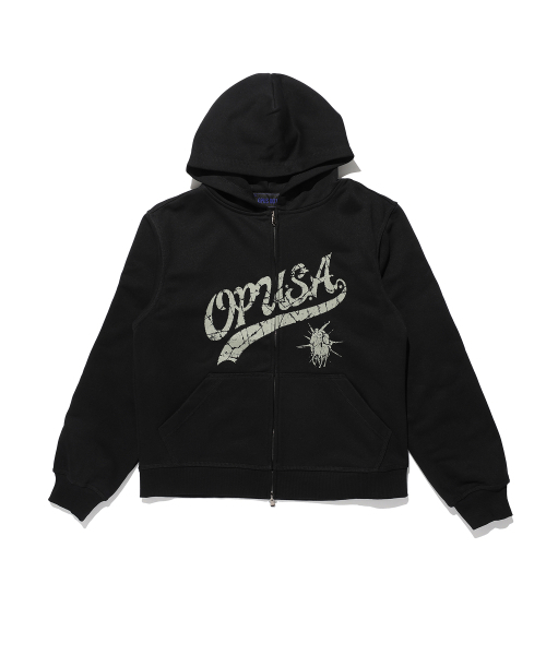 OPUS 0012(オーパス0012)の「Op. 07 BREED-BLACK HOOD-ZIP BLACK(パーカー・レディース・その他・SMALL/MEDIUM/LARGE)」の3枚目の写真
