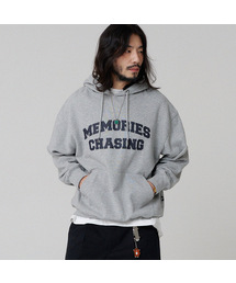 BUBBLPIECE（バブルピース）の「メモリーズアートワークソリッドフードパーカー_グレー（パーカー）」