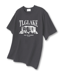 クリフオーバーサイズ半袖Tシャツダークグレー