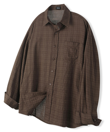 MOOVN（ムブン）の「ヴィンテージグランジチェックシャツブラウン（シャツ/ブラウス）」