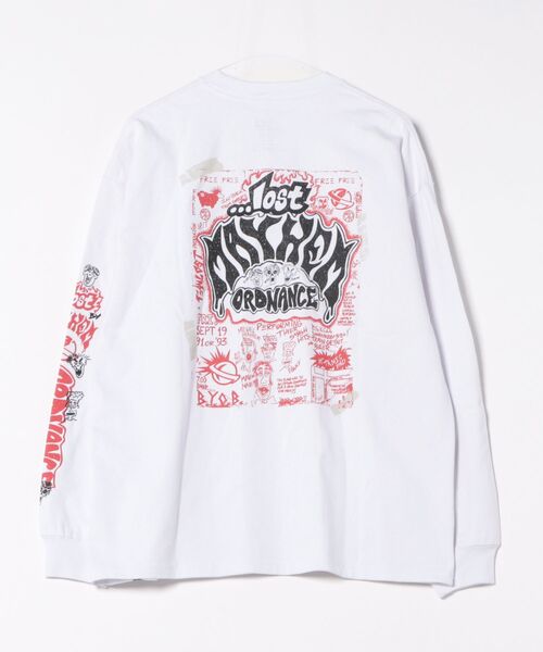 lost(ロスト)の「lost/ロスト 長袖 ロンT ORDANCE LS BASIC TEE LM6S-2201(Tシャツ/カットソー・メンズ・ブラック/ホワイト・M/L/XL)」の3枚目の写真