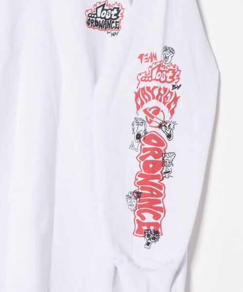 lost(ロスト)の「lost/ロスト 長袖 ロンT ORDANCE LS BASIC TEE LM6S-2201(Tシャツ/カットソー・メンズ・ブラック/ホワイト・M/L/XL)」の4枚目の写真