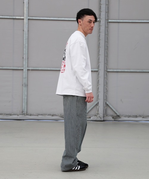 lost(ロスト)の「lost/ロスト 長袖 ロンT ORDANCE LS BASIC TEE LM6S-2201(Tシャツ/カットソー・メンズ・ブラック/ホワイト・M/L/XL)」の9枚目の写真