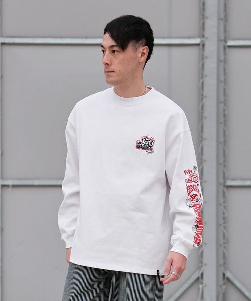 lost(ロスト)の「lost/ロスト 長袖 ロンT ORDANCE LS BASIC TEE LM6S-2201(Tシャツ/カットソー・メンズ・ブラック/ホワイト・M/L/XL)」の15枚目の写真