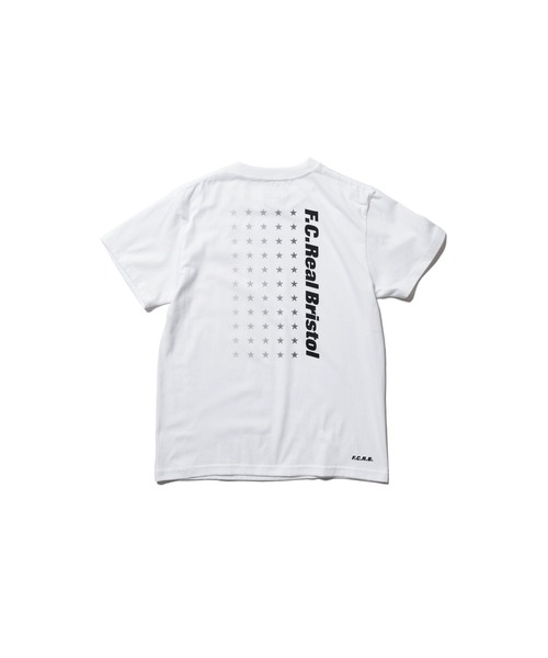 F.C.Real Bristol for Kids（エフシーレアルブリストルフォーキッズ）の「55STARS TEE（Tシャツ/カットソー・キッズ・ブラック/ホワイト・SMALL/MEDIUM/LARGE/X-LARGE）」の2枚目の写真