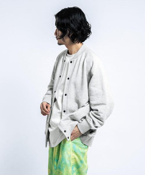 EKAL(エカル)の「『UR TECH』ドライスウェットカーディガン(カーディガン/ボレロ・メンズ・グレー/ブラック・MEDIUM/LARGE)」の7枚目の写真