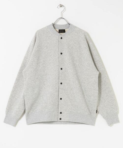 EKAL(エカル)の「『UR TECH』ドライスウェットカーディガン(カーディガン/ボレロ・メンズ・グレー/ブラック・MEDIUM/LARGE)」の11枚目の写真