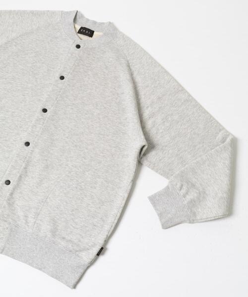 EKAL(エカル)の「『UR TECH』ドライスウェットカーディガン(カーディガン/ボレロ・メンズ・グレー/ブラック・MEDIUM/LARGE)」の12枚目の写真