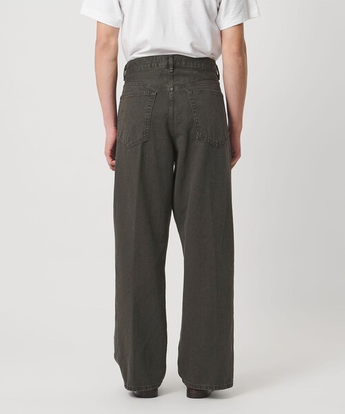 UNITED ARROWS（ユナイテッドアローズ）の「ロープ染めカラーデニム バギー5ポケット（デニムパンツ・メンズ・ベージュ/ダークグレー・M/L/S）」の11枚目の写真
