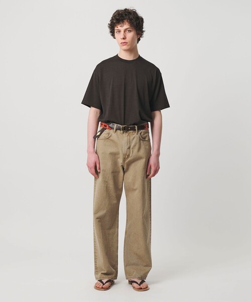 UNITED ARROWS（ユナイテッドアローズ）の「ロープ染めカラーデニム バギー5ポケット（デニムパンツ・メンズ・ベージュ/ダークグレー・M/L/S）」の13枚目の写真