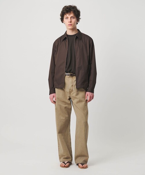 UNITED ARROWS(ユナイテッドアローズ)の「ロープ染めカラーデニム バギー5ポケット(デニムパンツ・メンズ・ベージュ/ダークグレー・M/L/S)」の3枚目の写真