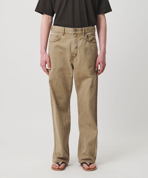 UNITED ARROWS(ユナイテッドアローズ)の「ロープ染めカラーデニム バギー5ポケット(デニムパンツ・メンズ・ベージュ/ダークグレー・M/L/S)」の7枚目の写真