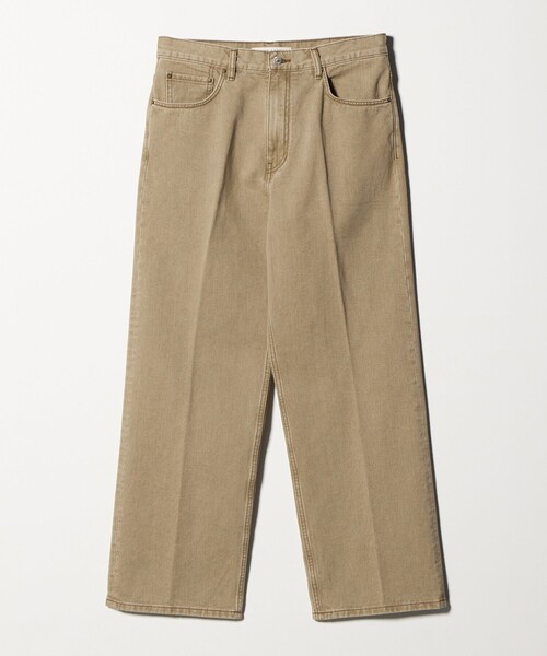 UNITED ARROWS(ユナイテッドアローズ)の「ロープ染めカラーデニム バギー5ポケット(デニムパンツ・メンズ・ベージュ/ダークグレー・M/L/S)」の10枚目の写真